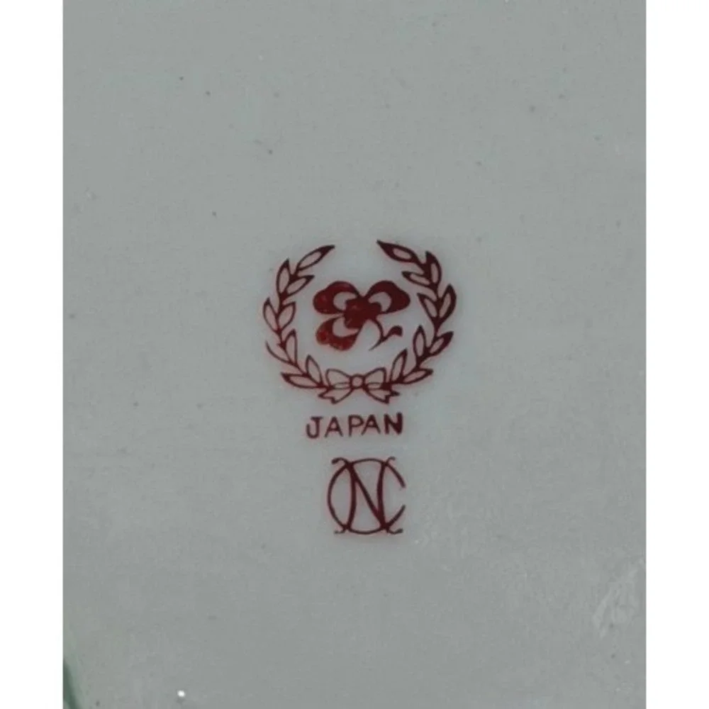 VTG Nippon Yoko Boeki Mask Porcelain Wall Pocket Japan MCM Theater Art Deco